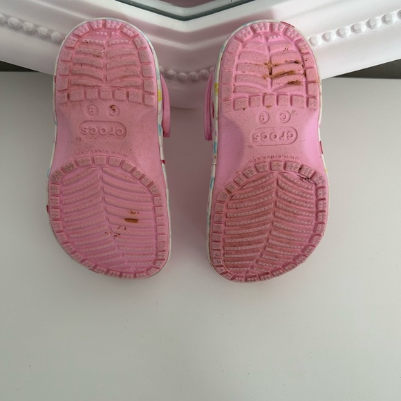 CROCS Kids Pink Minnie Mouse Charm Clogs size c9 - Picture 7 of 7